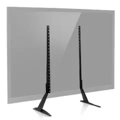Mount-It! Universal TV Stand Base Replacement, Table top Pedestal Mount Fits 32 - 60 inch LCD LED Plasma TVs, 110 Lb Capacity
