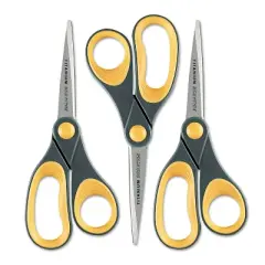 Westcott Non-Stick Titanium Bonded Scissors 8" Straight 3/Pack 15454