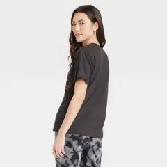 Women's Sublime Logo Short Sleeve Graphic T-Shirt - Black