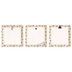 Creative Teaching Press&reg; Core Decor Polka Dots on Wood 3" Designer Cut-Outs, 36 Per Pack, 3 Packs