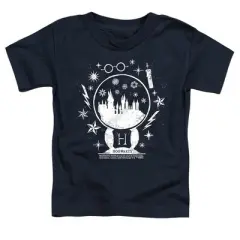 Toddler Boys' Harry Potter Hogwarts Christmas Snow Globe Stamp T-Shirt