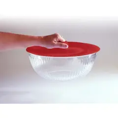 FanPans Team Logo Silicone Lid Set, 2 Pack - NCAA Louisville Cardinals