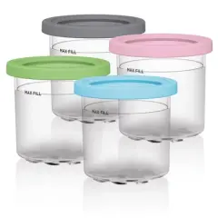 Ninja 4pc CREAMi Pints and Lids XSKPLD4BCD