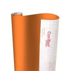Con-Tact&reg; Brand Creative Covering&trade; Adhesive Covering, Orange, 18" x 16 ft, Pack of 2