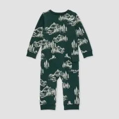 Burt's Bees Baby&reg; Boys' I Love The Mountains French Terry Jumpsuit
