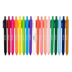 18ct Rollerball Gel Pens Retractable Multicolored  - Yoobi&trade;