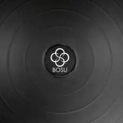 Bosu Multi Functional Original Home Gym 26 Inch Full Body Balance Strength Trainer Ball Equipment with Guided Workouts and Pump, Matte Black