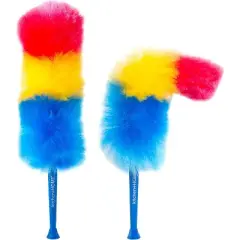 Kitchen + Home Rainbow Static Duster - 23" Electrostatic Feather Duster