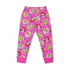 Disney Girl's Disney Princesses Ariel, Rapunzel, and Cinderella Graphic Printed Long Sleeve T-Shirt and Jog Pants Bundle for kids
