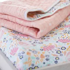 Honest Baby Organic Cotton Bedding Set - Flower Power - 7pc