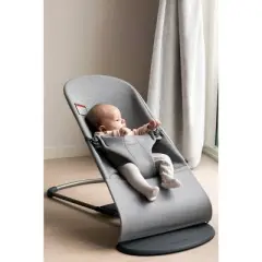 BABYBJ&Ouml;RN Bouncer Bliss 3D Jersey - Light Gray