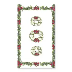 Laural Home Christmas Trimmings Rectangle Tablecloth