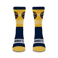 NBA Denver Nuggets Mixer Crew Socks - Large