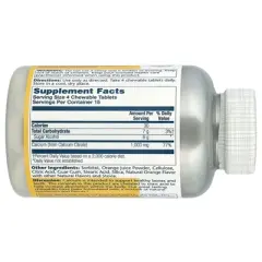 Solaray Calcium Citrate Chewables, Natural Orange, 60 Chewables