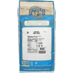 Lundberg Rice Red Jasmine California Organic - 25lb