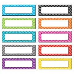 Teacher Created Resources&reg; Chevron Labels Magnetic Accents, Pack of 20