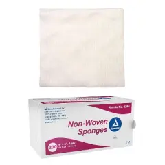 Dynarex Non-Wowen Gauze Sponge Non-Sterile 3" x 3" 4-Ply, 200 Count