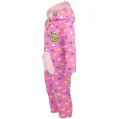 CoComelon Baby Girls Fleece Coverall Infant 