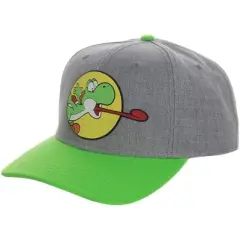 Super Mario Video Game Yoshi Snapback Mens Hat