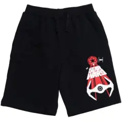 Star Wars TIE Fighter Darth Vader French Terry 2 Pack Shorts Black / Grey 