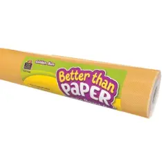 Teacher Created Resources Better Than Paper&reg; Bulletin Board Roll, 4' x 12', Golden Sun, 4-Pack