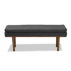 Arne Walnut Finished Bench - Baxton Studio