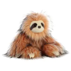 Aurora Luxe Boutique 15" Skyler Sloth Orange Stuffed Animal