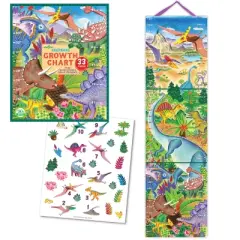 eeBoo Grow Like a Dinosaur Height Growth Chart for Boys (GCDNO)