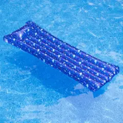 Swimline 72'' Blue Aquatic Marine Animals Inflatable Pool Raft
