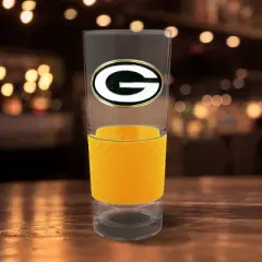 NFL Green Bay Packers 22oz Pilsner Glass with Silicone Grip