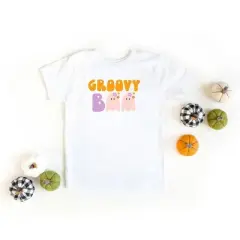 The Juniper Shop Groovy Boo Ghost Kids Short Sleeve Tee