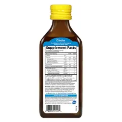 Carlson - Kid's The Very Finest Fish Oil, 800 mg Omega-3s, Norwegian, Wild Caught, Sustainably Sourced, Lemon