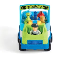 Kidoozie Dino Adventure Hauler, Dinosaur and Vehicle for Toddler or Preschooler, Ages 12M+