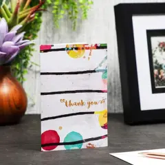 Juvale 48 Pcs Thank You Cards Bulk Set, Floral Watercolor Blank Note with Envelopes