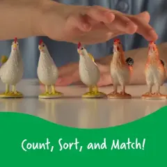 Learning Resources Farm Animal Counters, Set of 60 Math Counters, Ages 3+