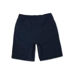 Volcom Boys Understoned Elastic Waist Shorts, Navy - S