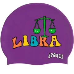 Sporti Groovy Zodiac Libra Silicone Swim Cap