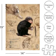Aquarius Puzzles Fantastic Beasts Niffler 500 Pice Jigsaw Puzzle