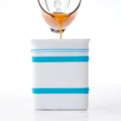 FreezeUp Food Block Maker, 6 Cup: YouCopia Freezer Organizer, Plastic, 2-Year Warranty, White