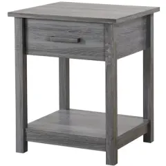 Passion Furniture Salem 1-Drawer Nightstand (24 in. H x 19 in. W x 20 in. D)
