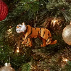 Faux Fur Tiger Christmas Tree Ornament - Wondershop&trade;