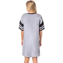 Star Wars Womens' Distressed Darth Vader Nightgown Sleep Pajama Shirt Grey