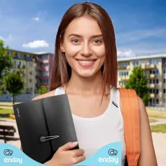 Enday Expanding File Letter Size Poly File