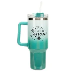 Elanze Designs #1 School Bus Driver Student Delivery 40 oz. Stainless Steel, Large Water Bottle Coffee Mug, Spill & Leak Resistant, Thermal Travel