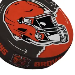 NFL Cleveland Browns Split Helmet Circle Plushlete Pillow