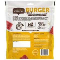 Rachael Ray Nutrish Burger Bites Beef Burger with Bison Recipe Chewy Dog Treats - 12oz