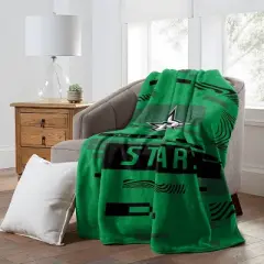 NHL Dallas Stars Digitized 60 x 80 Raschel Throw Blanket