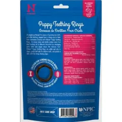 N-Bone Puppy Teething Rings Blueberry Flavor- 6 Count