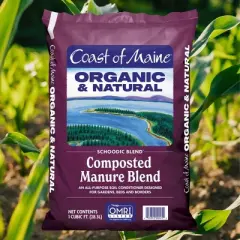 Coast of Maine Schoodic Blend, Organic and Natural Composted Manure Blend, 1 cu ft