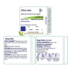 Urtica Urens 5C by Boiron Homeopathic Single Medicine For First Aid  -  80 Pellet